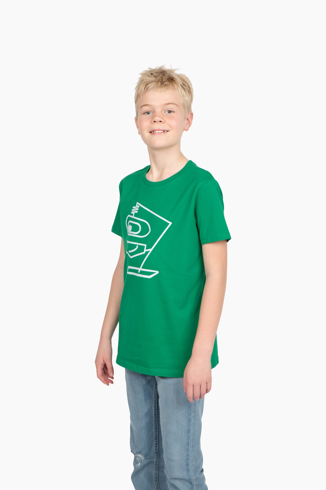 the tiller premium youth tee for boys and girls