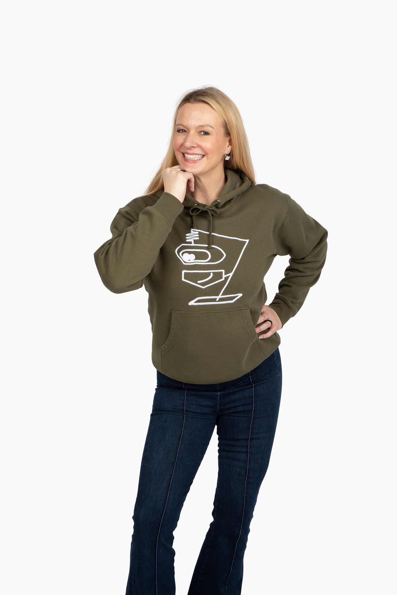 the tiller premium custom-embroidered unisex hoodie for men and women