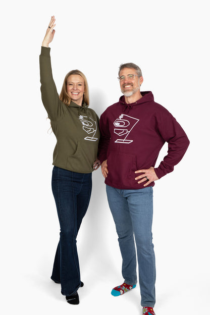 the tiller premium custom-embroidered unisex hoodie for men and women
