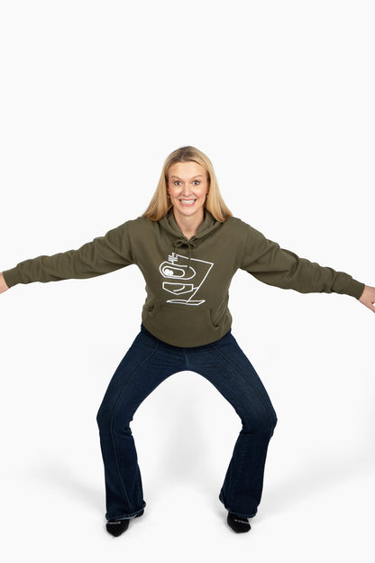 the tiller premium custom-embroidered unisex hoodie for men and women